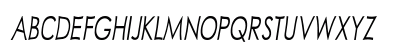 Voltagio Condensed Italic Preview