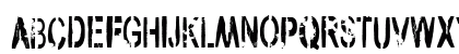 vtks army Regular Uppercase Preview