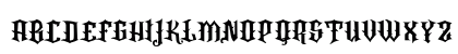 VTKS Rafia Regular Uppercase Preview