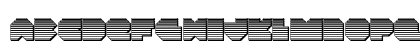 VX Rocket Chrome Regular Uppercase Preview