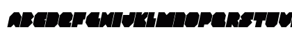 VX Rocket Condensed Italic Condensed Italic Uppercase Preview