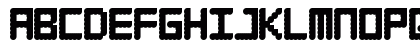 WAFFLEBOY Regular Uppercase Preview
