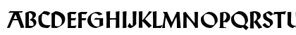 Wallaby Regular Uppercase Preview