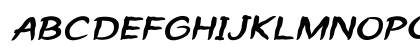 Wallobee Expanded Italic Preview