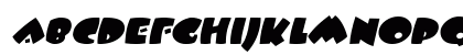 Wampum-Extended Italic Uppercase Preview