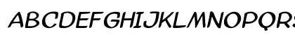 Wandoval Italic Uppercase Preview