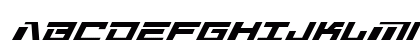 War Machine Super-Italic Italic Preview