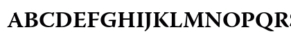 Warnock Pro Bold Uppercase Preview