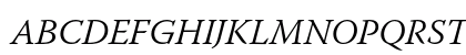 Warnock Pro Light Italic Preview