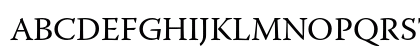 Warnock Pro Regular Uppercase Preview