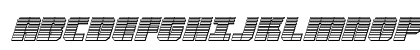 Warp Thruster Chrome Italic Italic Preview