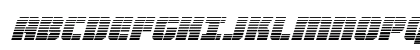 Warp Thruster Gradient Italic Italic Preview