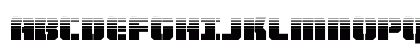 Warp Thruster Half-Tone Regular Uppercase Preview