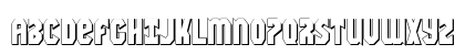 Warrior Nation 3D Regular Uppercase Preview