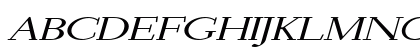 Wentworth Extra-expanded Italic Preview