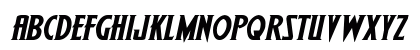 Wolf's Bane II Expanded Italic Expanded Italic Uppercase Preview