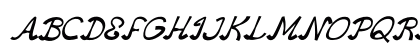 Wonkie Italic Uppercase Preview