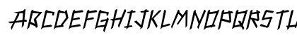 Woodpile Italic Uppercase Preview