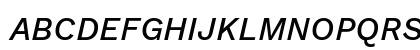 Work Sans Medium Italic Preview
