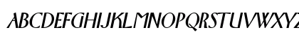 Wright Bold Italic Uppercase Preview