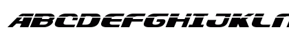 Xcelsion Laser Italic Italic Uppercase Preview
