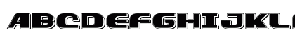 Xcelsion Punch Regular Uppercase Preview