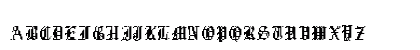 Xentype Regular Uppercase Preview