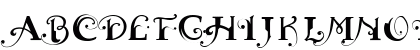 Yedra Purpurea Regular Uppercase Preview