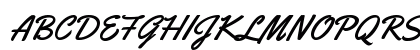 Yellowtail Regular Uppercase Preview