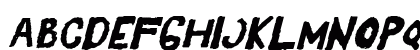 YES_italic Regular Uppercase Preview
