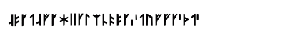 Younger Futhark Short Twig Made Regular Uppercase Preview