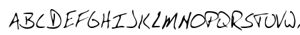 YoungsHand Regular Uppercase Preview