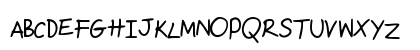 yuimessyhand Medium Uppercase Preview