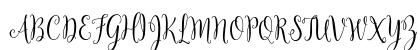 Yulinda Script Demo Regular Uppercase Preview