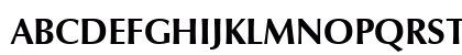 ZapfHumnst BT Bold Uppercase Preview