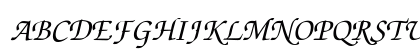 ZapfChancery-MediumItalic Regular Preview