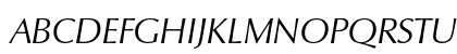 Zapf Humanist 601 Italic Preview