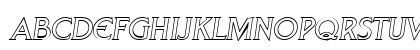 ZebuCaps Oblique Uppercase Preview