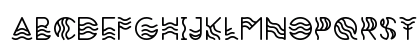 Zilap Marine Regular Uppercase Preview