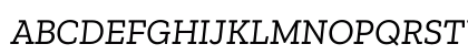Zilla Slab Italic Uppercase Preview