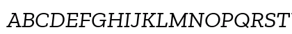 Zilla Slab Italic Uppercase Preview