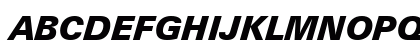 ZurichBlack Italic Preview