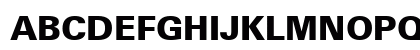 ZurichBlack Regular Uppercase Preview