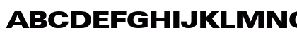 ZurichExtendedBlack Bold Preview