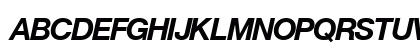NimbusSanPEE Bold Italic Uppercase Preview