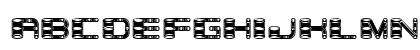 Zylinder Inverted Rustique Regular Uppercase Preview
