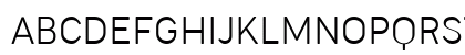 Cocogoose Narrow Trial UltraLight Uppercase Preview