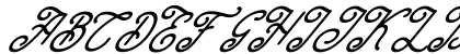 Charlotte Italic Regular Uppercase Preview