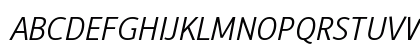 Alber Light Italic Uppercase Preview