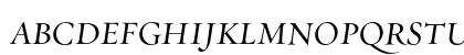 Requiem Display-HTF-Italic Uppercase Preview